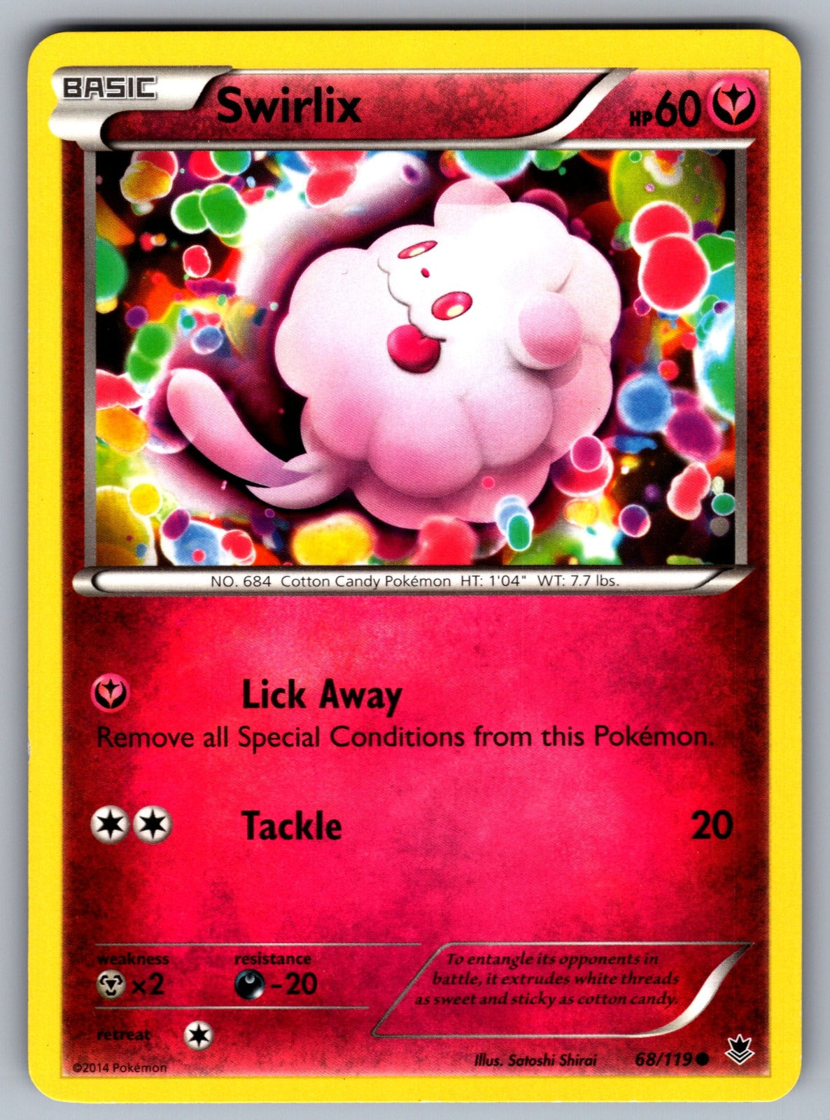 Swirlix Common XY - Phantom Forces 68/119 LP 2014