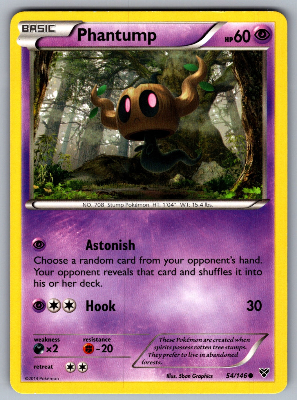 Phantump Common XY Base Set 54/146 LP 2014