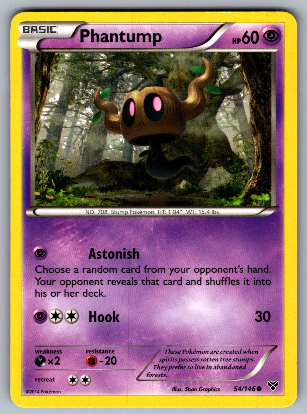 Phantump Common XY Base Set 54/146 LP 2014