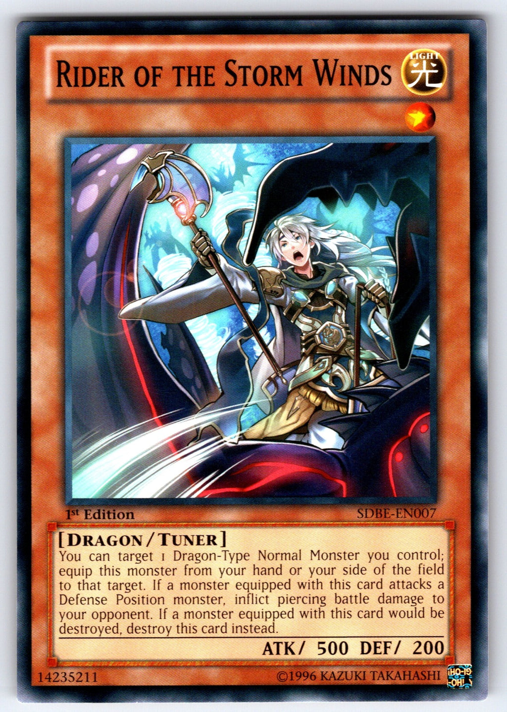 Rider of the Storm Winds Unlimited Common Structure Deck: Saga of Blue Eyes Whit