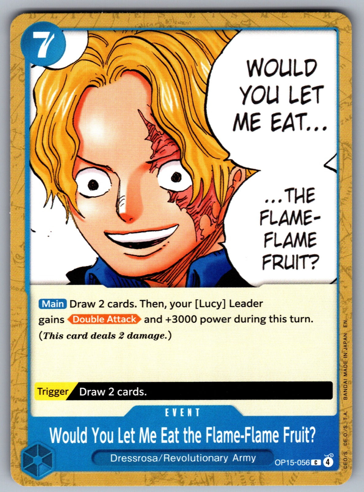 Would You Let Me Eat the Flame-Flame Fruit? C Adventure on Kami's Island OP15-056 NM 2026