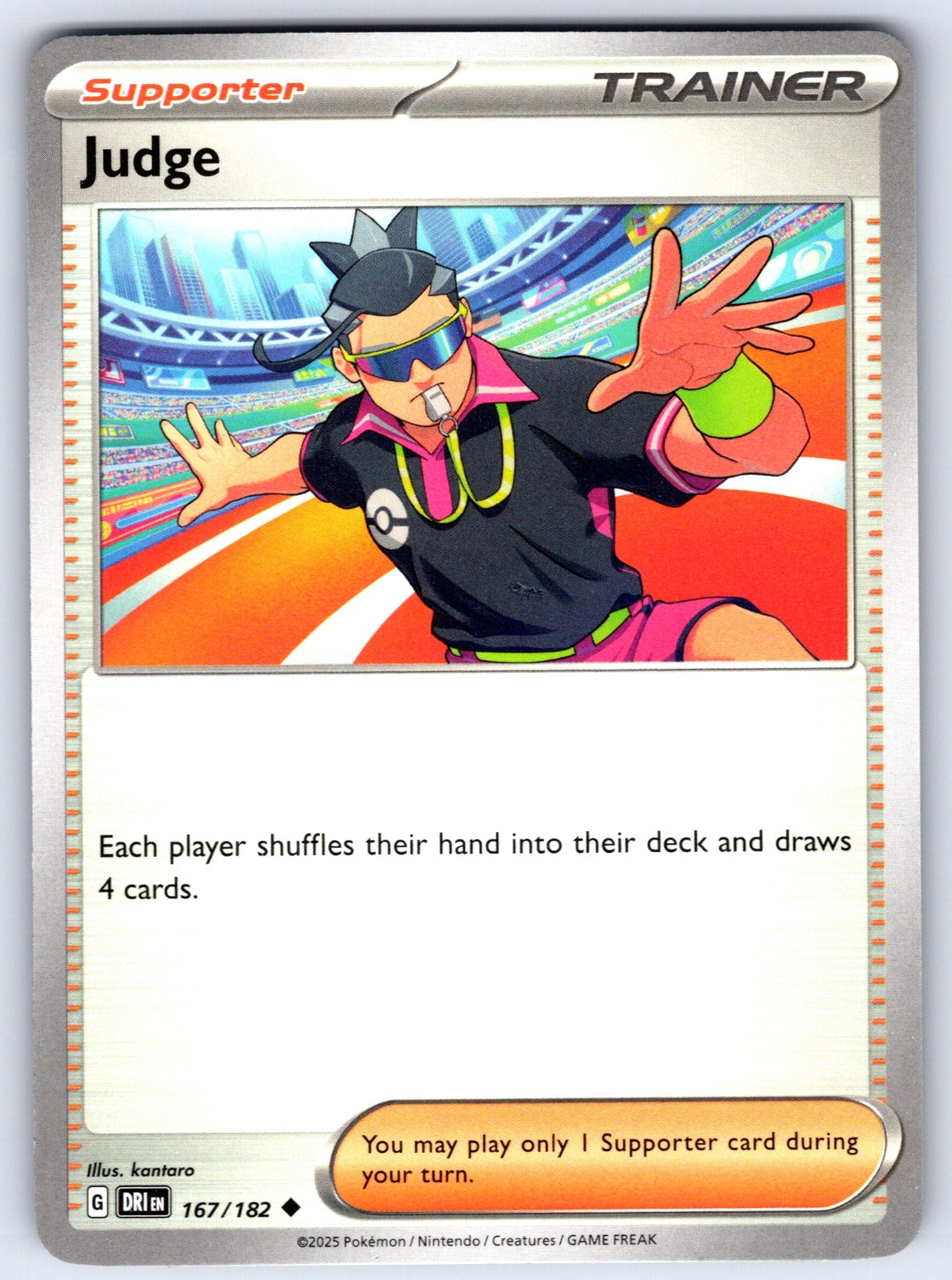 Judge Uncommon SV10: Destined Rivals 167/182 NM 2025