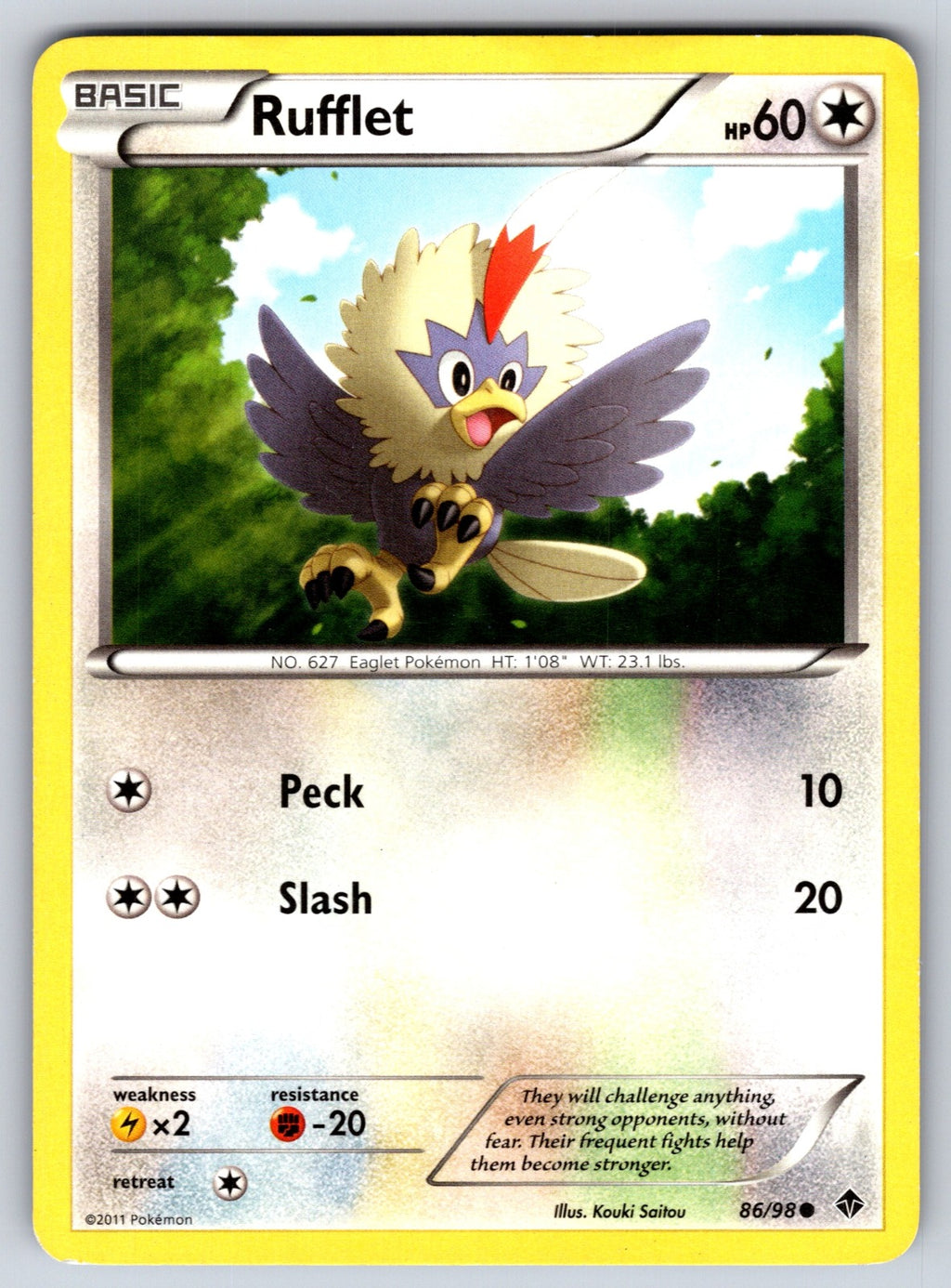 Rufflet (86) Common Emerging Powers 86/98 LP 2011