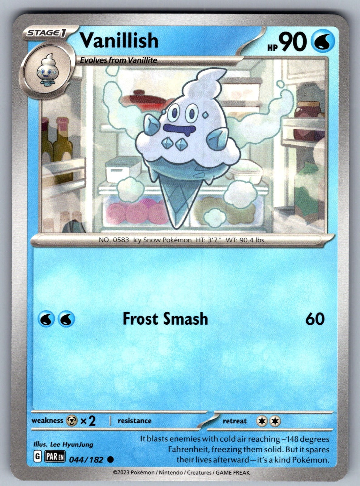Vanillish Common SV04: Paradox Rift 044/182 NM 2023