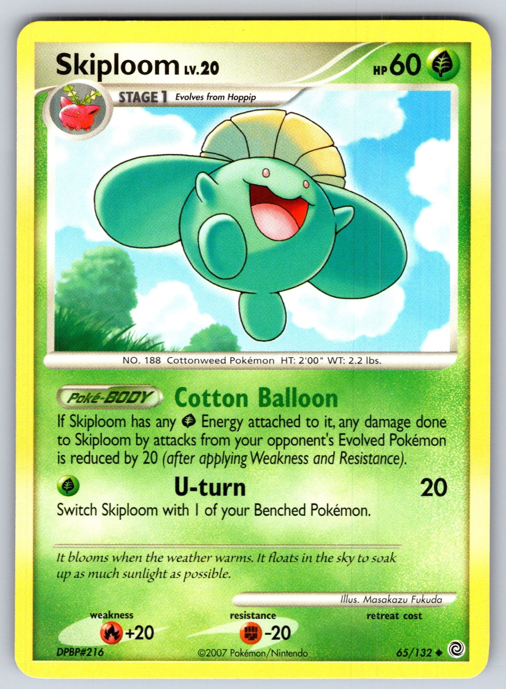Skiploom Uncommon Secret Wonders 65/132 LP 2007