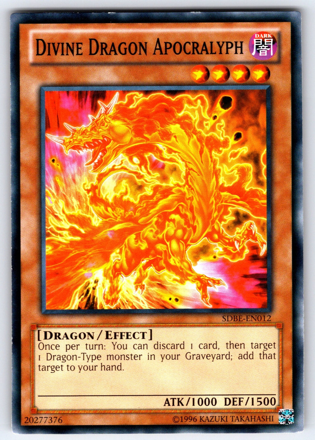Divine Dragon Apocralyph Unlimited Common Structure Deck: Saga of Blue-Eyes Whit