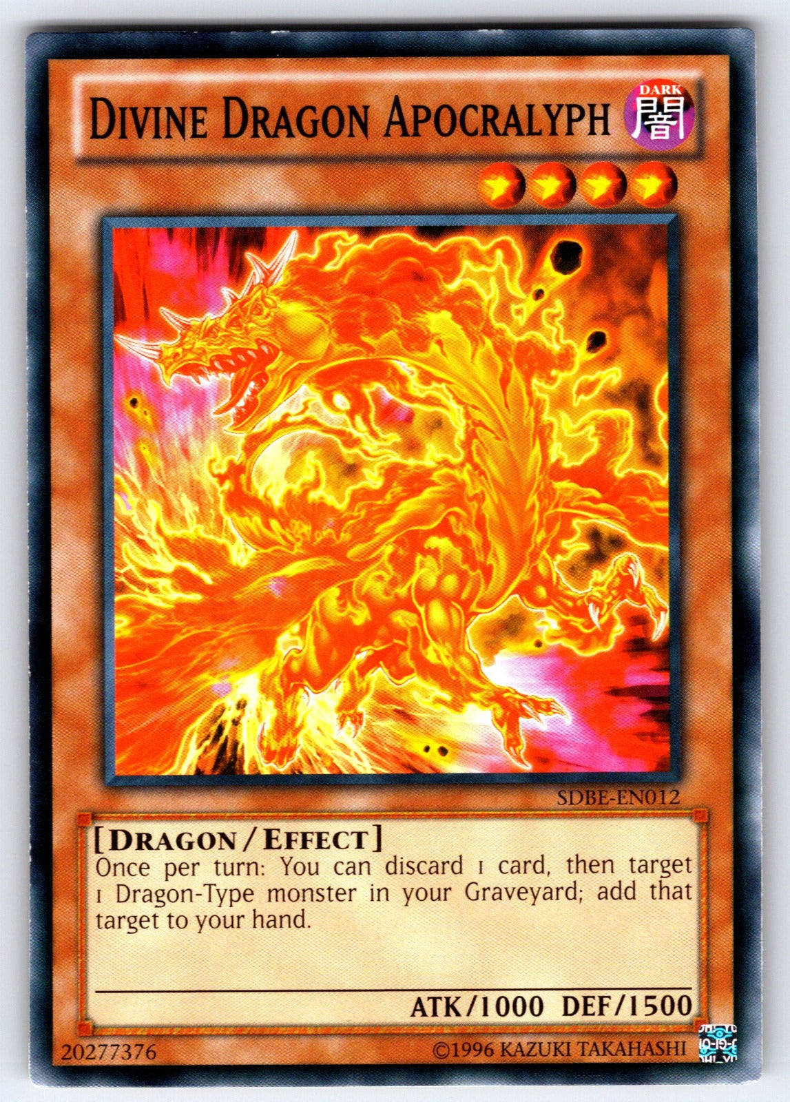 Divine Dragon Apocralyph Unlimited Common Structure Deck: Saga of Blue-Eyes Whit