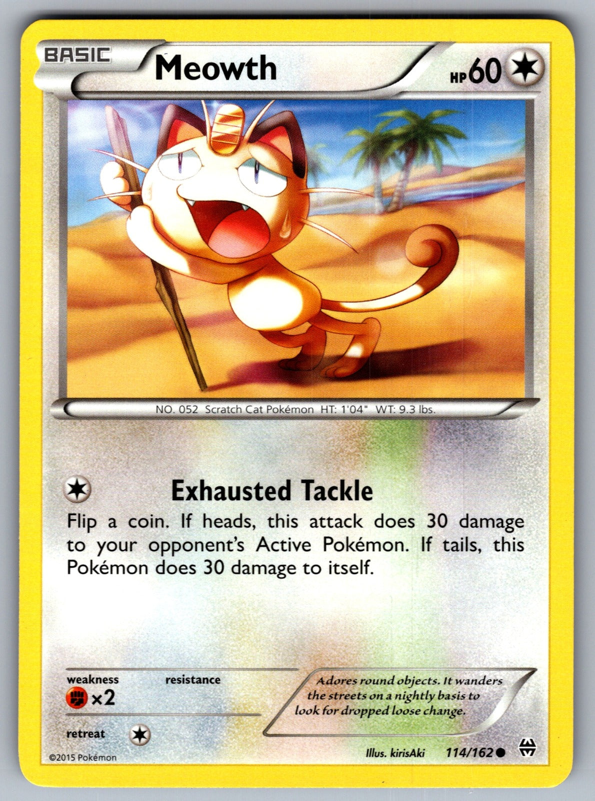 Meowth Common Generations 53/83 LP 2016