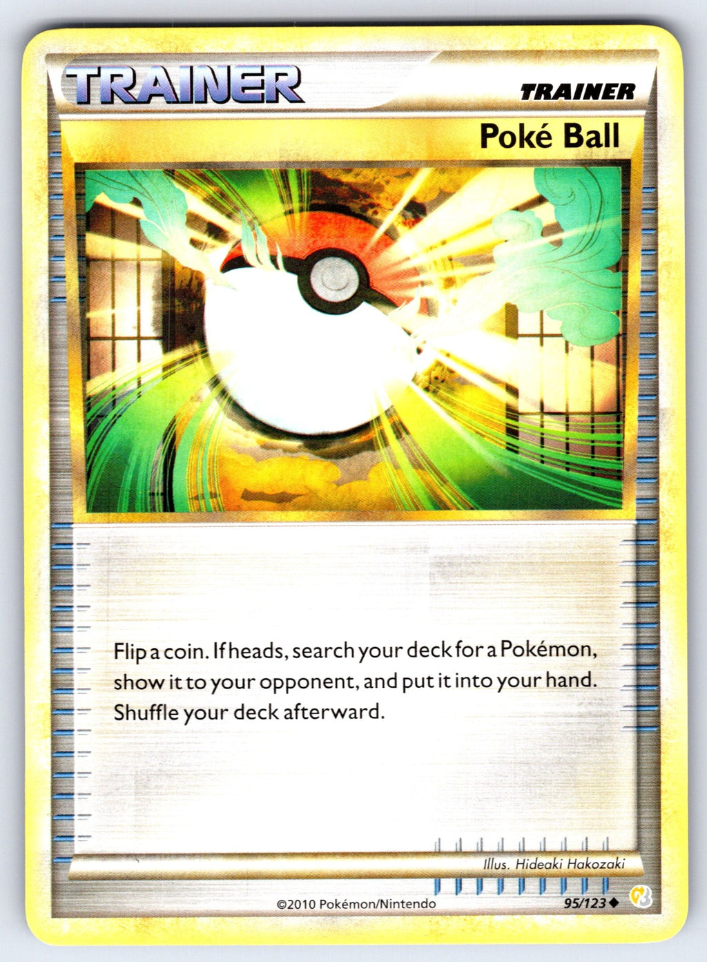Poke Ball Uncommon HeartGold SoulSilver 95/123 LP 2010