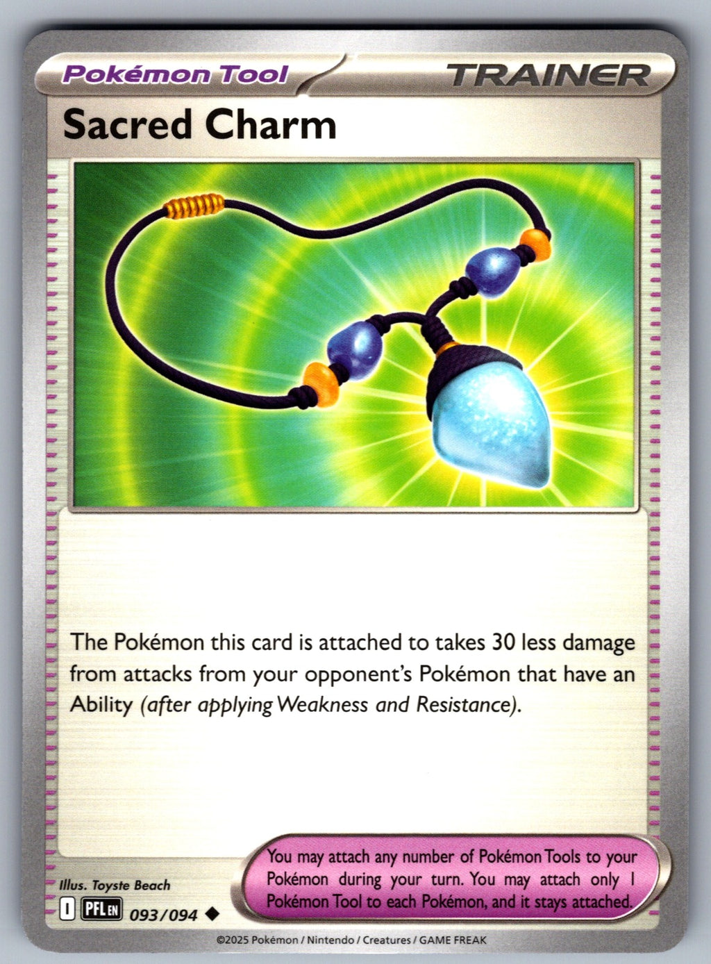 Sacred Charm Uncommon ME02: Phantasmal Flames 093/094 NM 2025