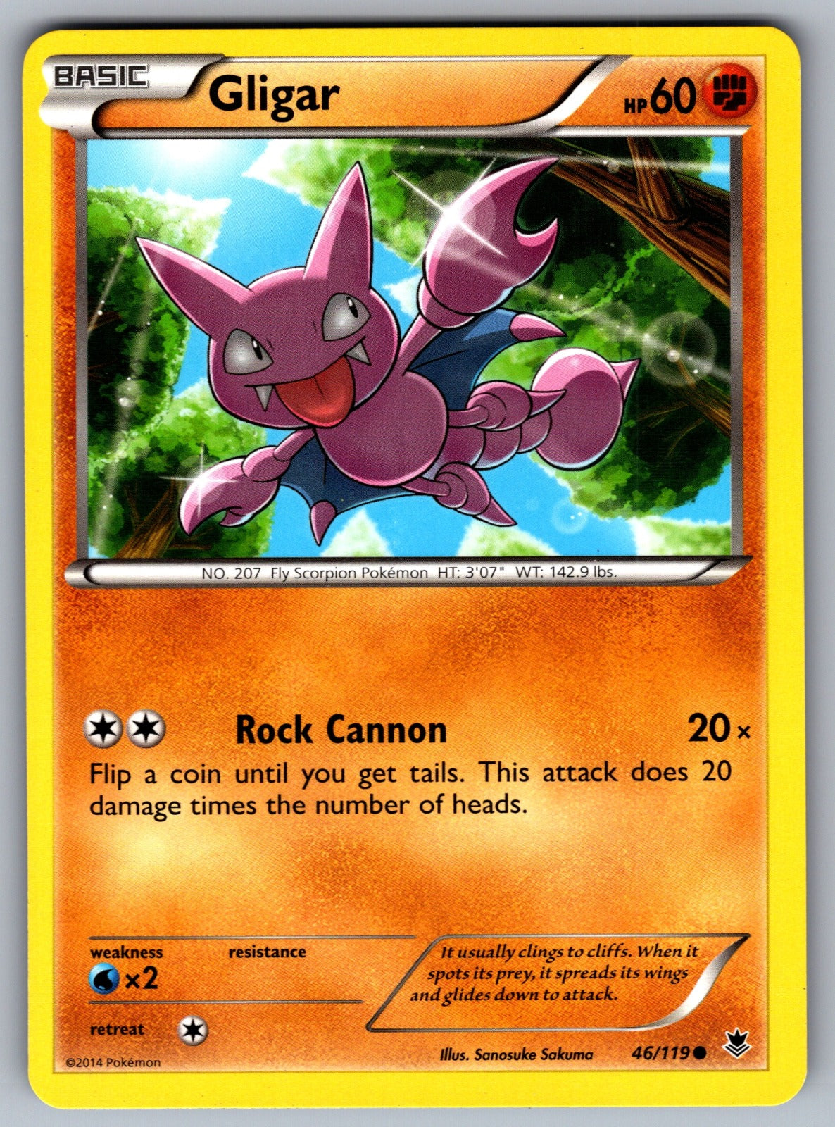 Gligar Common XY - Phantom Forces 46/119 LP 2014