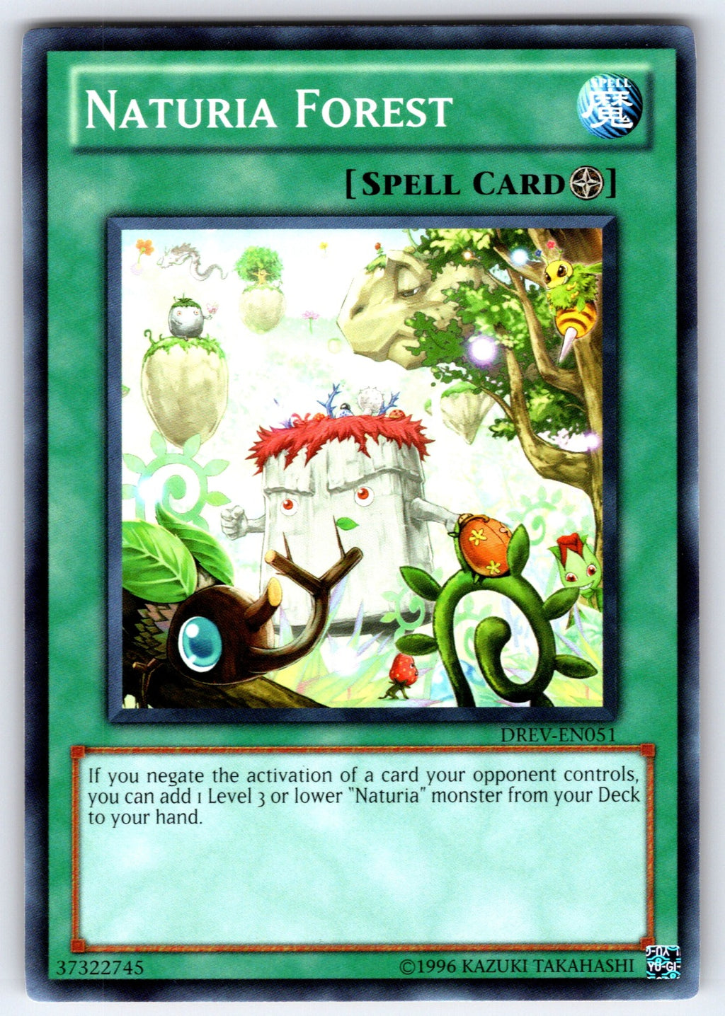 Naturia Forest Unlimited Common Duelist Revolution DREV-EN051 LP 2010