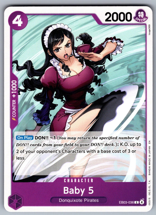 Baby 5 C Extra Booster: One Piece Heroines Edition EB03-036 NM 2026