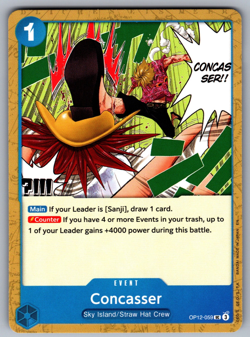 Concasser UC Legacy of the Master OP12-059 NM 2025