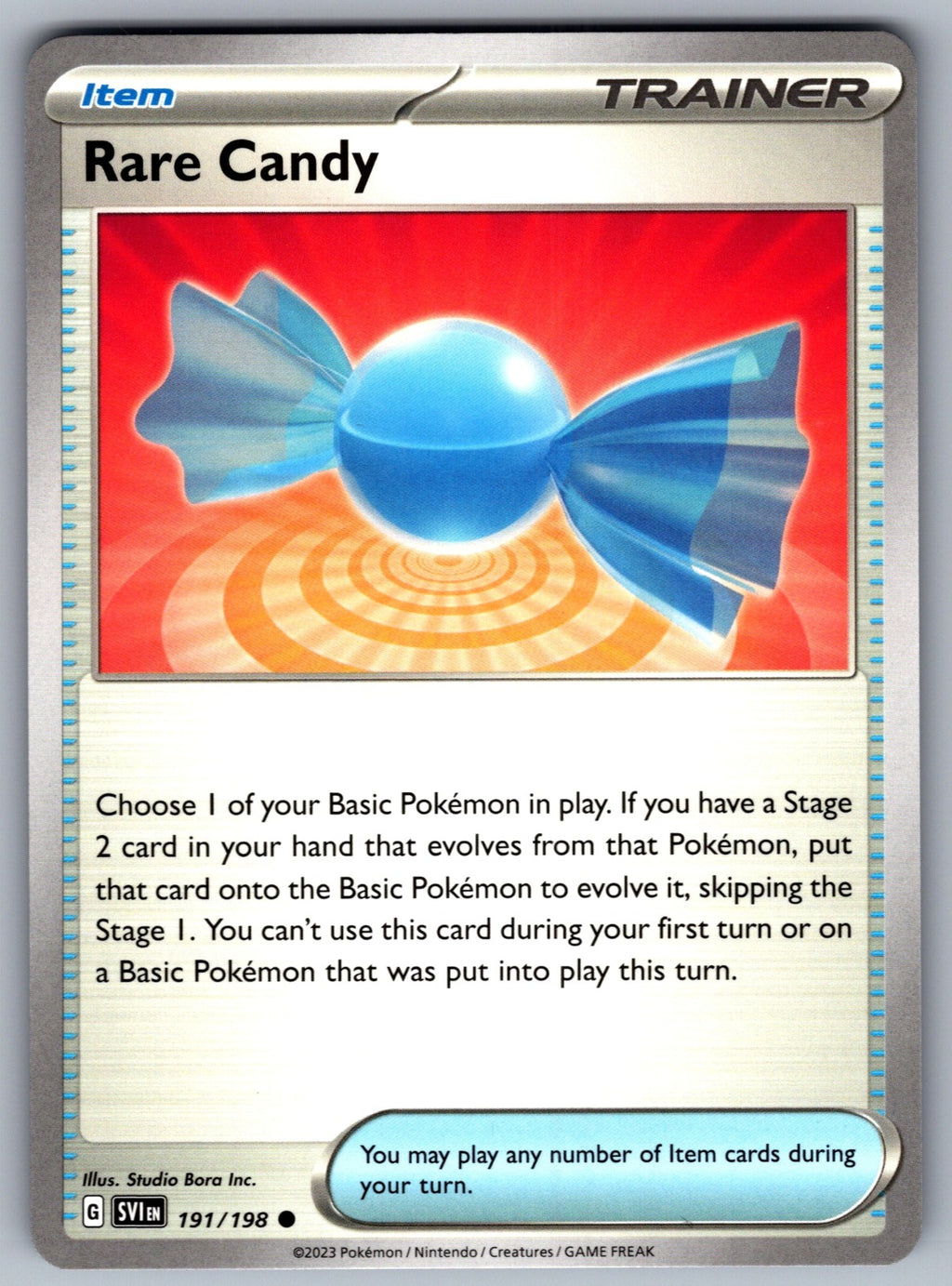 Rare Candy Common SV01: Scarlet & Violet Base Set 191/198 NM 2023