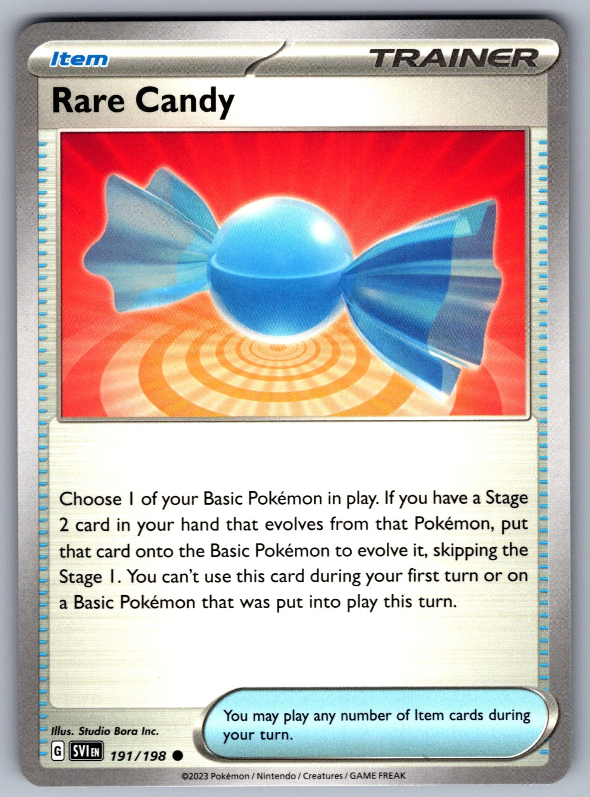 Rare Candy Common SV01: Scarlet & Violet Base Set 191/198 NM 2023