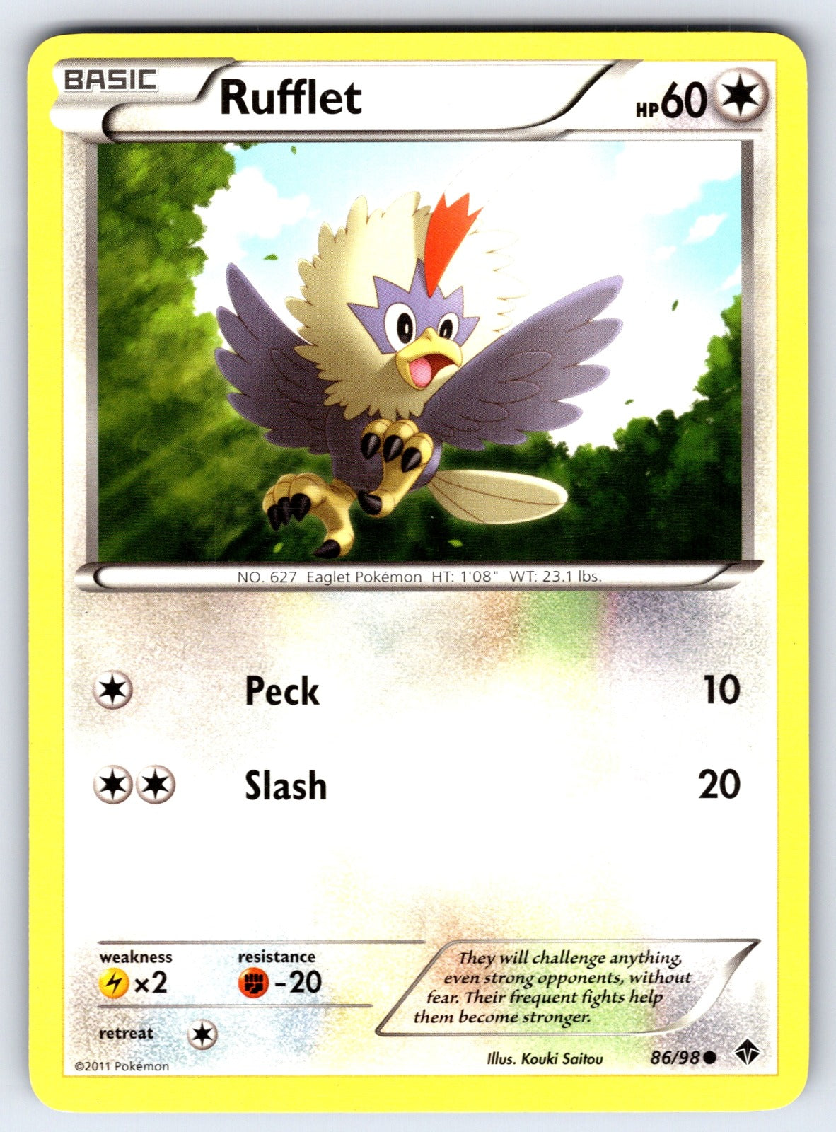 Rufflet (86) Common Emerging Powers 86/98 LP 2011