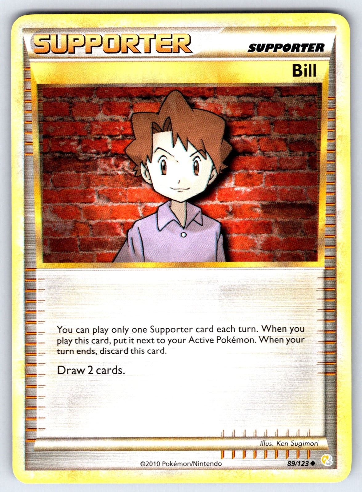 Bill Uncommon HeartGold SoulSilver 89/123 LP 2010