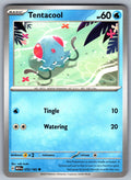 Tentacool Common SV: Scarlet & Violet 151 072/165 NM 2023
