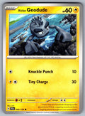 Alolan Geodude Common SV09: Journey Together 044/159 NM 2025
