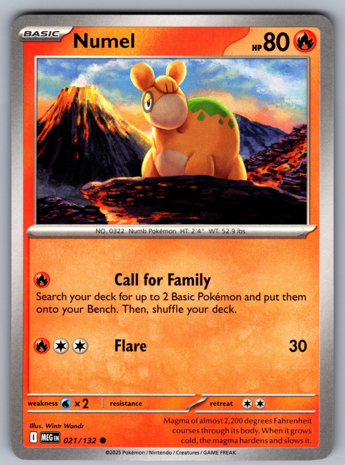 Numel Common ME01: Mega Evolution 021/132 NM 2025