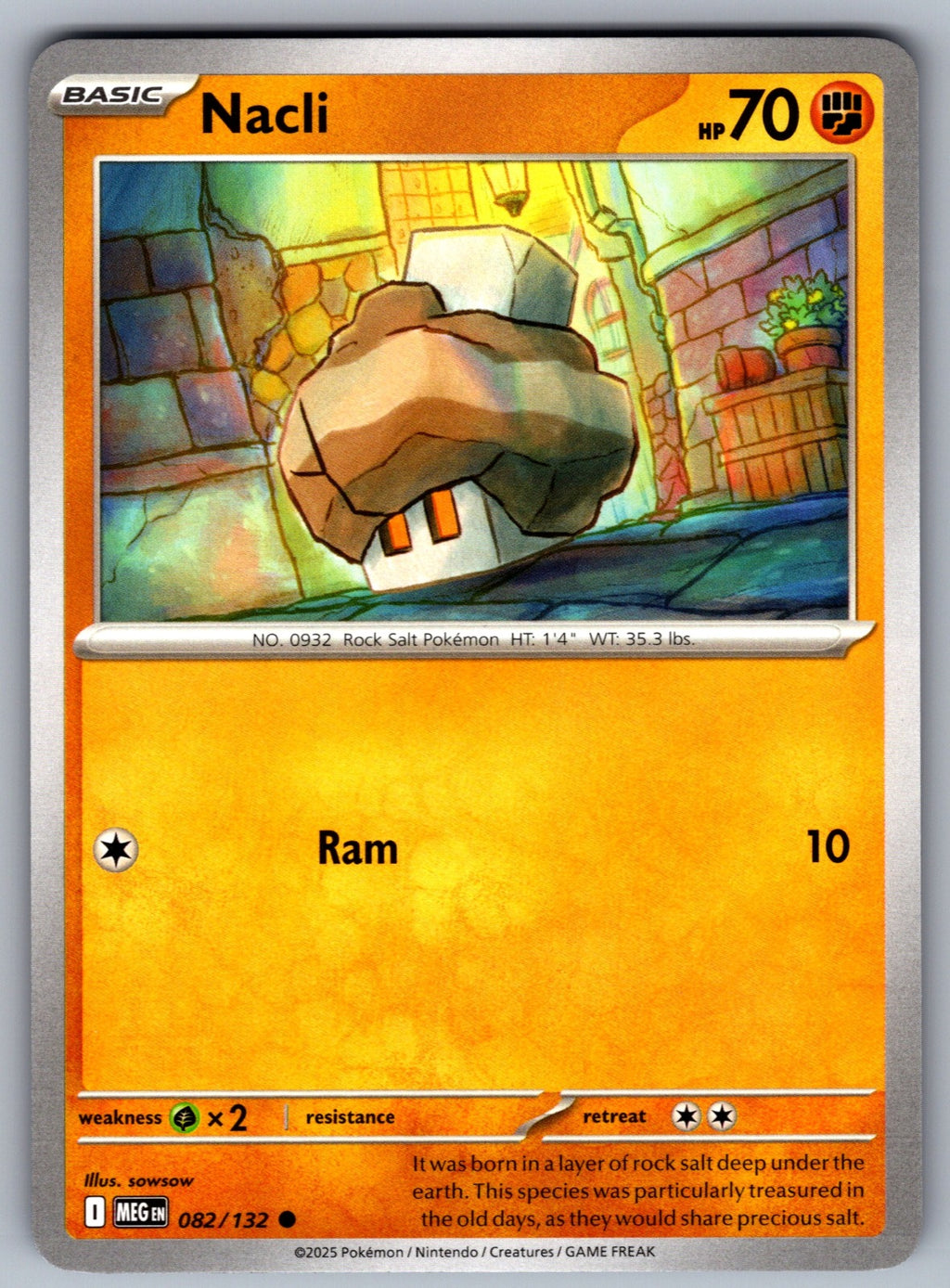 Nacli Common ME01: Mega Evolution 082/132 NM 2025