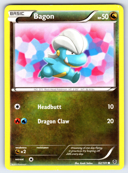 Bagon Holo Rare Dragon Vault 6/20 LP 2012