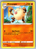 Primeape Uncommon SWSH08: Fusion Strike 134/264 NM 2021