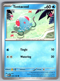 Tentacool Common SV: Scarlet & Violet 151 072/165 NM 2023
