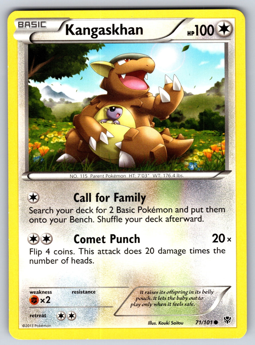 Kangaskhan Holo Classic Collection Trading Card Game Classic 017/034 LP 2023