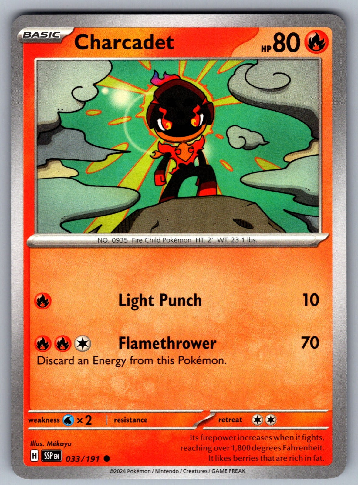 Charcadet Common SV08: Surging Sparks 033/191 NM 2024