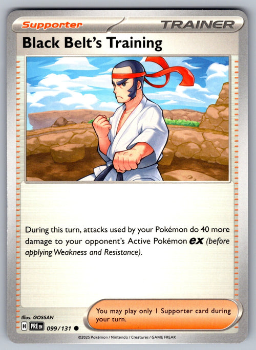 Black Belt's Training Common SV: Prismatic Evolutions 099/131 NM 2025