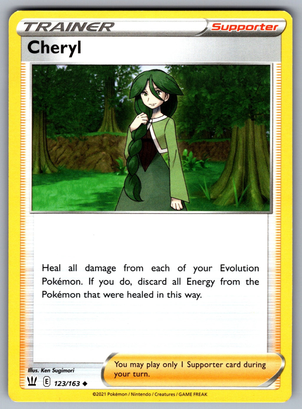 Cheryl Uncommon SWSH05: Battle Styles 123/163 NM 2021
