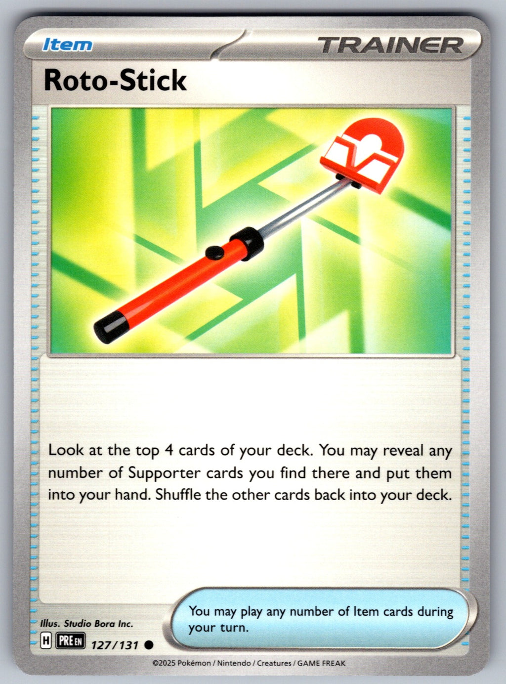 Roto-Stick Common SV: Prismatic Evolutions 127/131 NM 2025