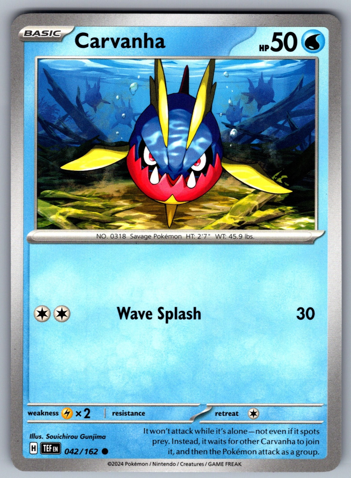 Carvanha Common SV05: Temporal Forces 042/162 NM 2024