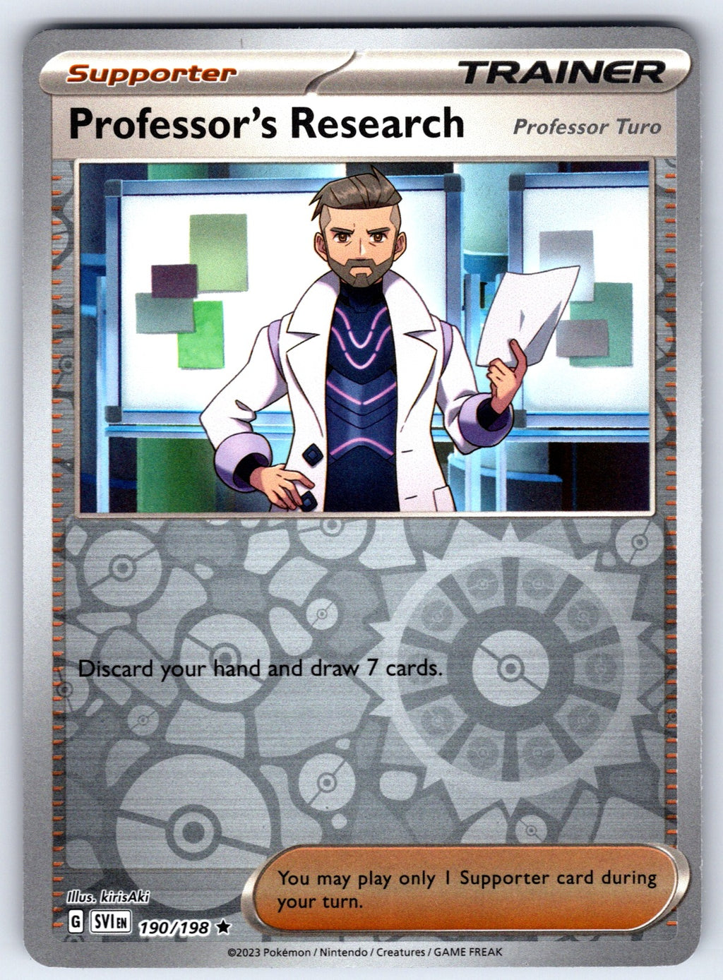 Professor's Research Promo Deck Exclusives 190/198 NM 2016