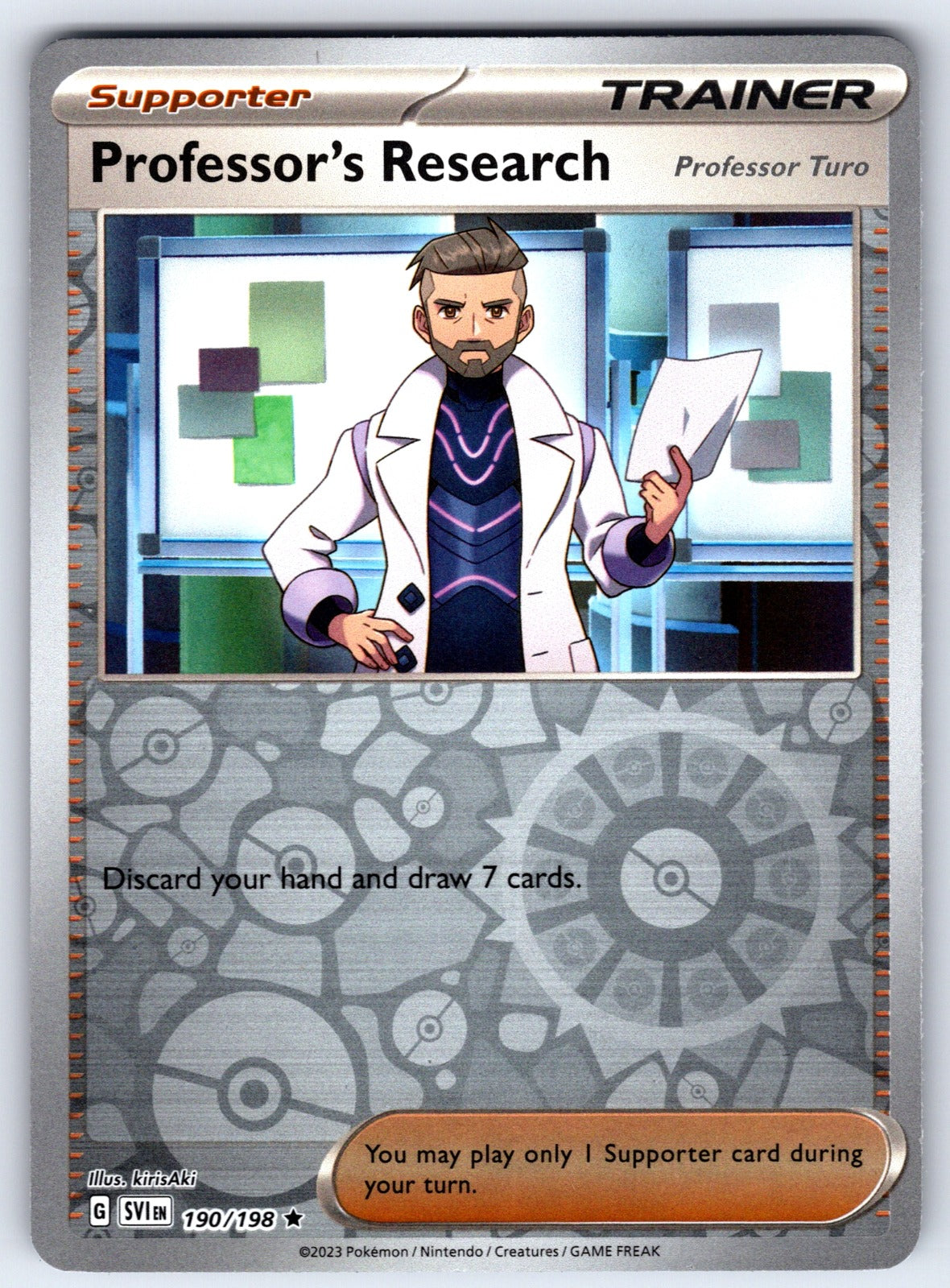 Professor's Research Promo Deck Exclusives 190/198 NM 2016