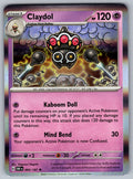 Claydol Holo Rare SV03: Obsidian Flames 095/197 NM 2023