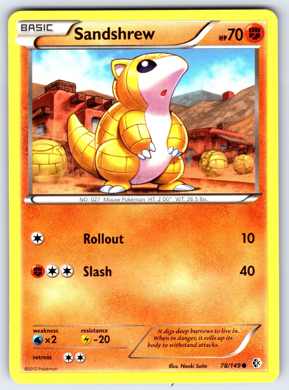 Sandshrew Common Boundaries Crossed 78/149 LP 2012