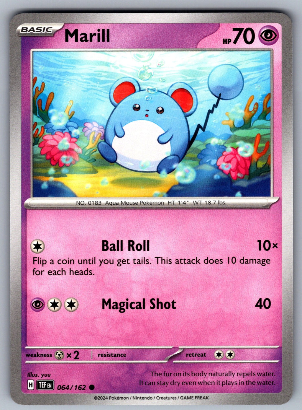 Marill Common SV05: Temporal Forces 064/162 NM 2024
