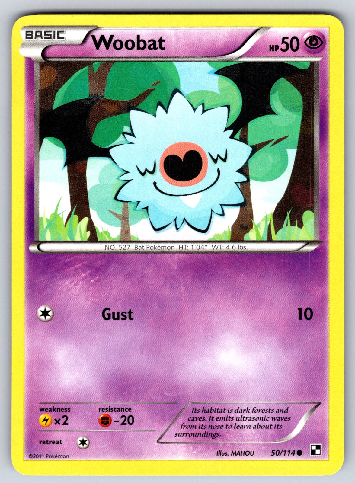 Woobat Common Black and White 50/114 LP 2011