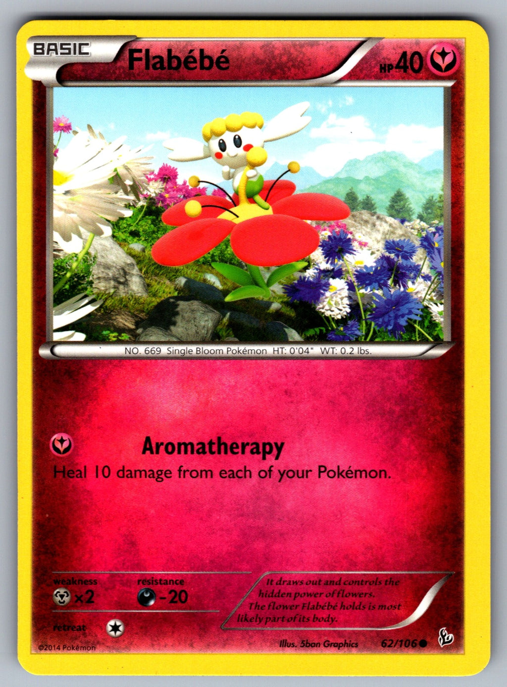 Flabebe (62) Common XY - Flashfire 62/106 LP 2014