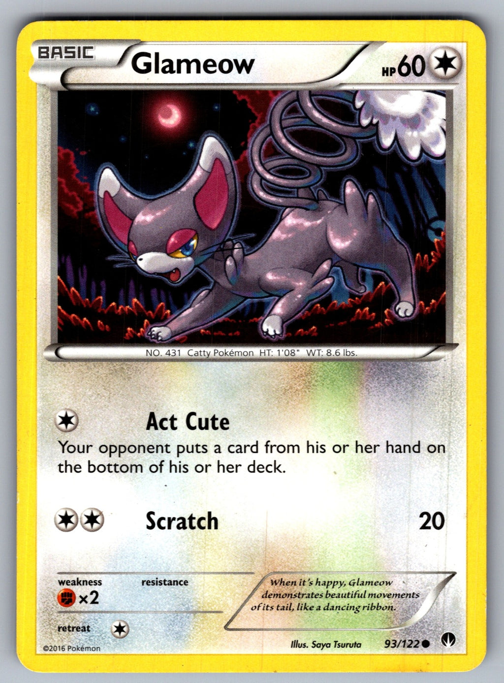 Glameow Common XY - BREAKpoint 93/122 LP 2016