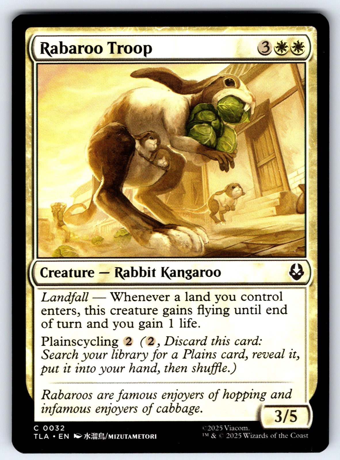 Rabaroo Troop C Avatar: The Last Airbender 32 NM 2025
