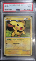 2010 POKEMON HEARTGOLD & SOULSILVER #28 PICHU PSA 9