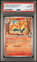 Pokemon Scarlet & Violet Destined Rivals #033 Ethan's Quilava PSA 10 Gem Mint