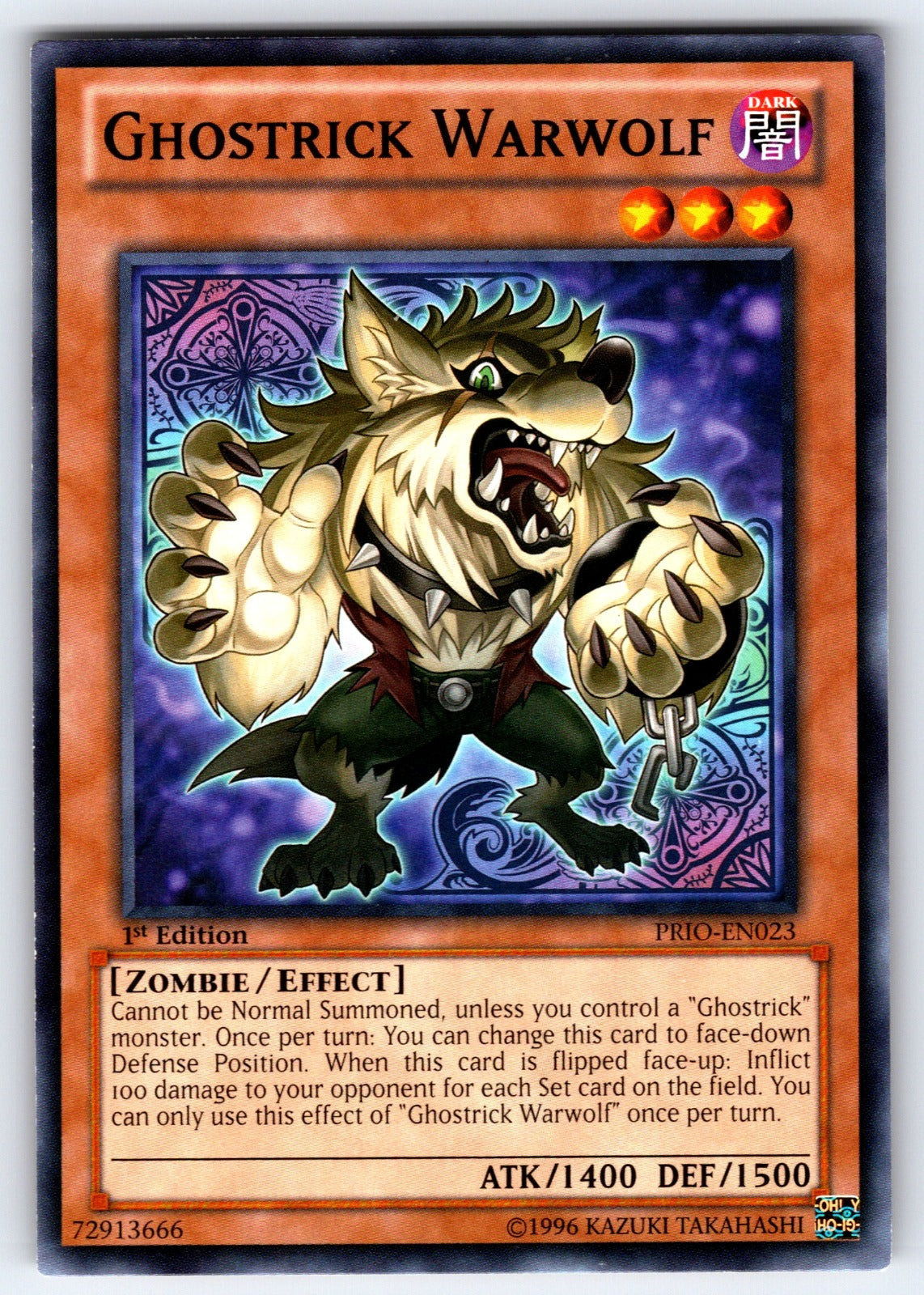 T.G. Warwolf Unlimited Common Extreme Victory EXVC-EN020 LP 2011