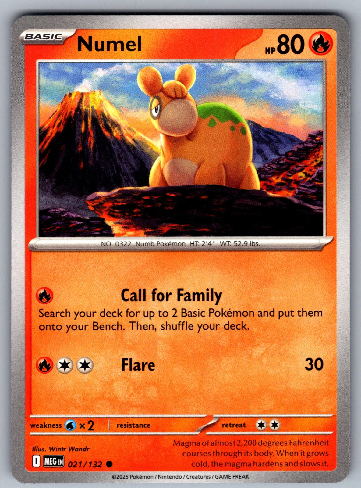 Numel Common ME01: Mega Evolution 021/132 NM 2025