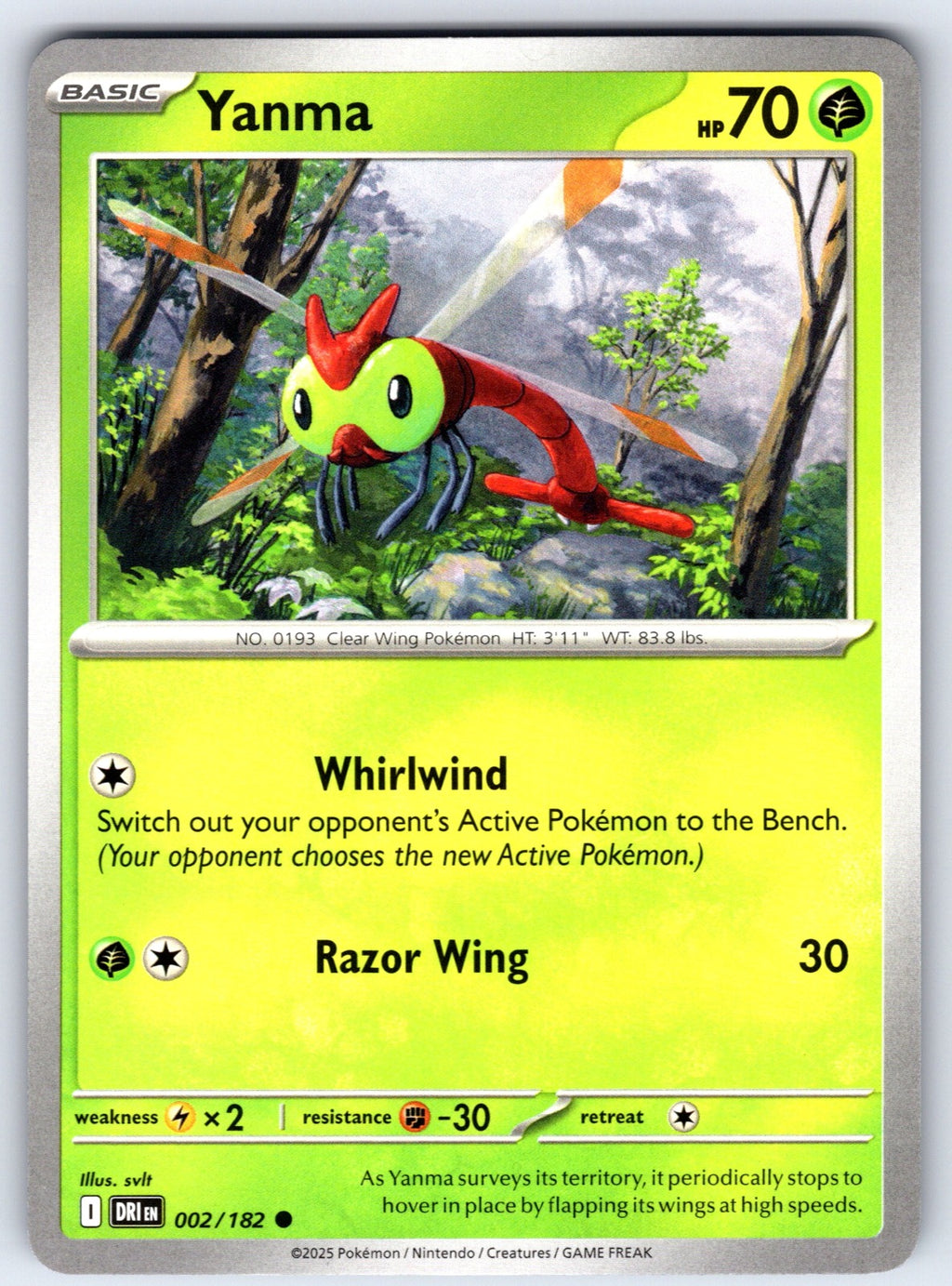 Yanma Common SV10: Destined Rivals 002/182 NM 2025