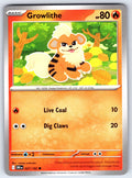 Growlithe Common SV10: Destined Rivals 027/182 NM 2025